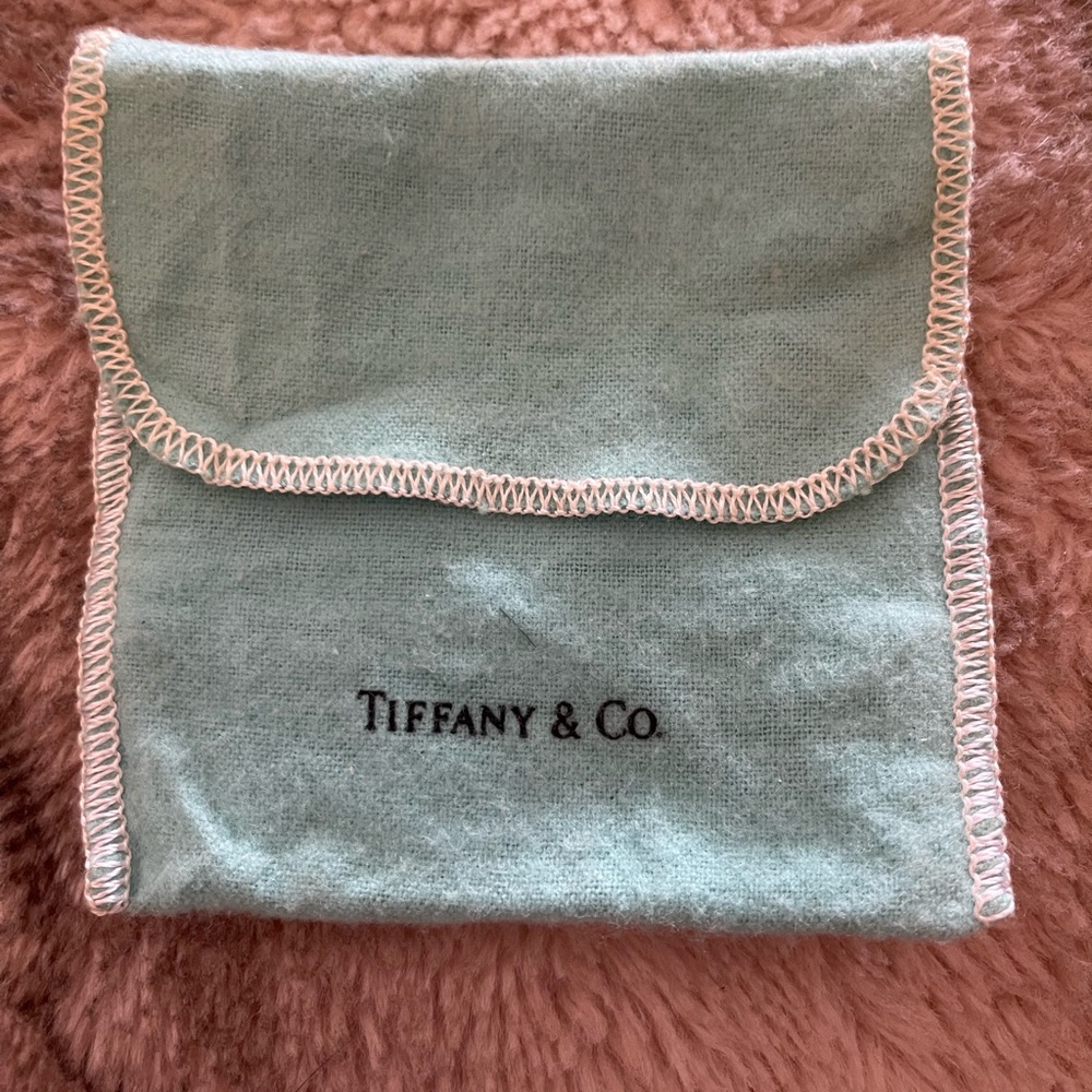Tiffany & Co Jewelry Bag with Fold Over Top